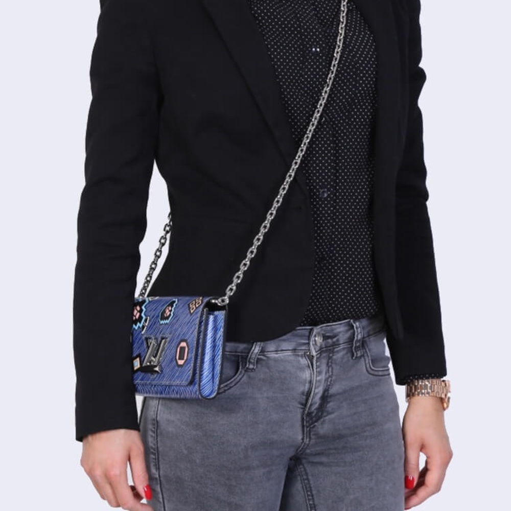 LOUIS VUITTON Twist Epi Leather Azteque WOC